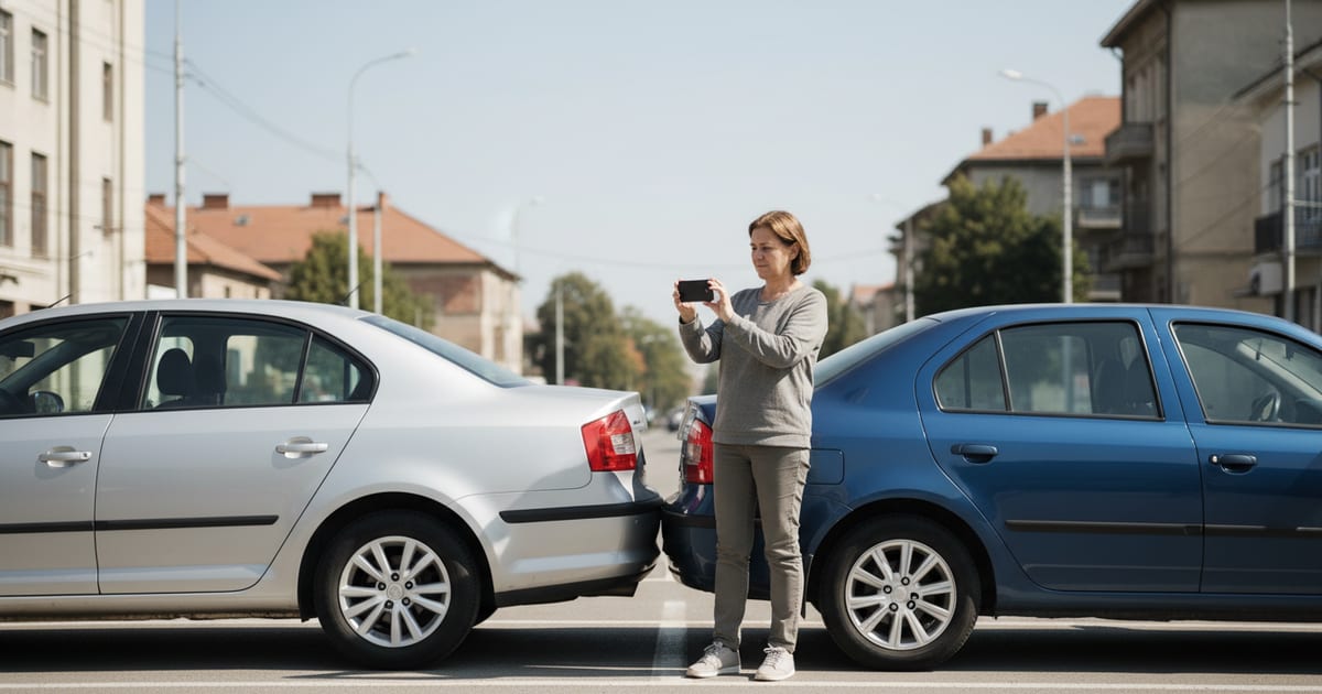 Accident cu șofer fără RCA — cum recuperezi daunele